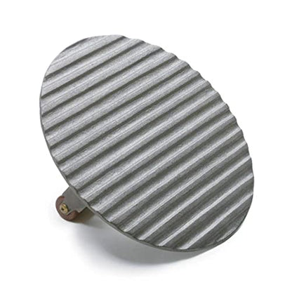Norpro 8.75-Inch Cast Iron Bacon Press with Wood Handle, Round