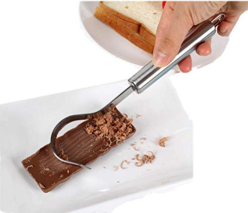 Cheese Scraper Cheese Grater,Chocolate Shaver,Chocolate Scraper Cheese Shaver, Handheld Stainless Steel,Used In The Kitchen, Baking, And Making Baby Food(2 Packs）