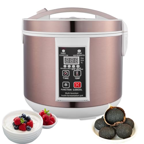 6L Black Garlic Fermenter Multi-functional Garlic Fermentation Pot Full Automatic Intelligent Control Fermentation Pot for Yogurt Enzyme Natto Sweet Rice Fruit Wine Kimchi - size: 6L
