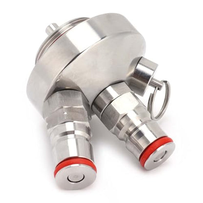 Mini Keg Beer Dispenser Kit Stainless Steel Beer Dispenser Relief Valve for 2L/3.6L/5L Keg Beer Brewing Pots or Beer Brewing Pot Accessorie