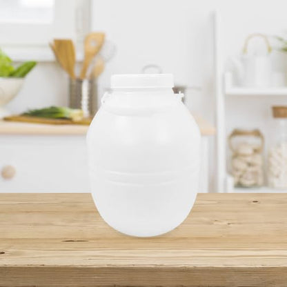 Didiseaon Airtight Fermentation Storage Container with Lid for Kimchi Sauerkraut Kitchen Pantry Organization Hdpe Food Jar