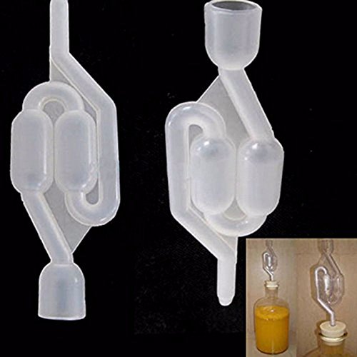 S-Shape Air Lock Grommet Homebrew Beer Fermentation Wine Making