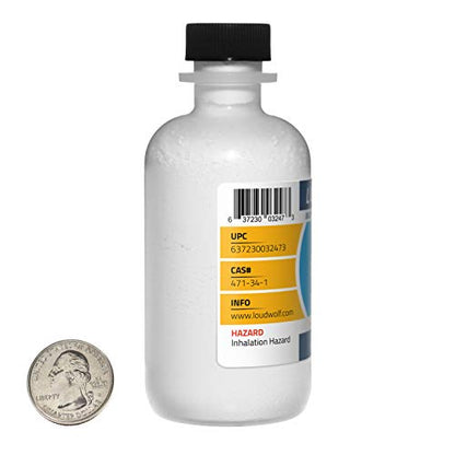 Calcium Carbonate / 8 Ounces / 2 Bottles / 97+% Pure Food Grade/Fine Powder - size: 8 Ounces in 2 Bottles