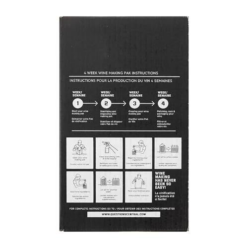 Fontana Wine Making Ingredient Kit - Merlot 6 Gallon DIY Kit | Premium Ingredients | Makes 30 Bottles