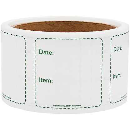 Dissolvable 2 x 2 Home Labeling Label, 200 Total per Roll