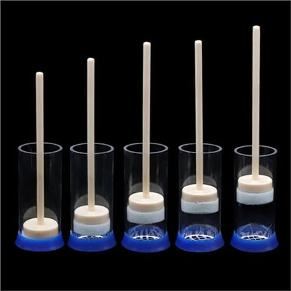 10pcs Bee Queen Marking Cage Bottle Box with Soft Plunger Marker Non-Toxic Beekeeping Equipment for Beekeeper