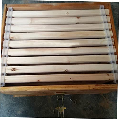10pcs Beehive Spacing Strip Lightweight Abs Honeycomb Frame Divider Essential Beekeeping Tool for Easy Installation and Space Saving Durable Bee Nurturing Spacer