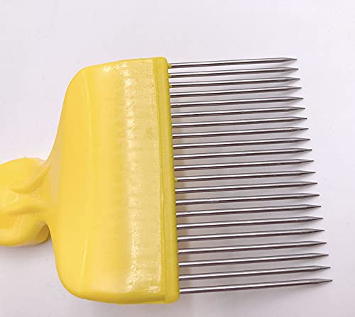 Aliotech Beekeeping Stainless Steel Uncapping Fork with 21 Tines Stainless Steel Bee Keeping Tool