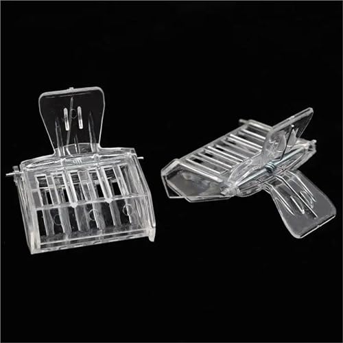 Queen Bee Cage 30Pcs Clear Clipping Bee Queen Cages Beekeeper's Essential for Safe Transport Hive Management Durable Plastic for Beekeeping Supplies