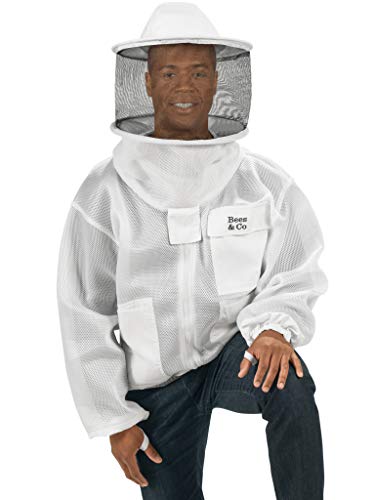 Bees & Co K83 Ultralight Beekeeper Jacket with Round Veil - size: X-Small