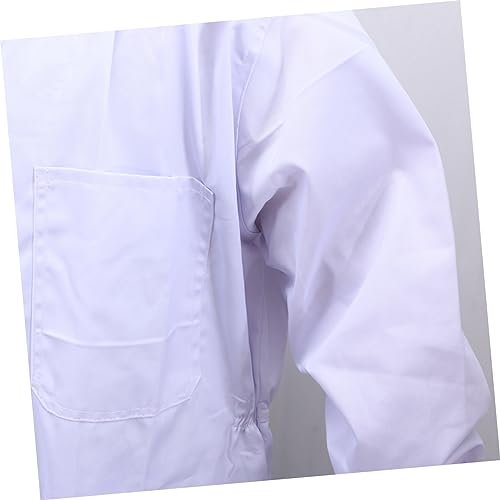 Professional Beekeeping Suit Full Body Anti- Space Suit Veil White XXL