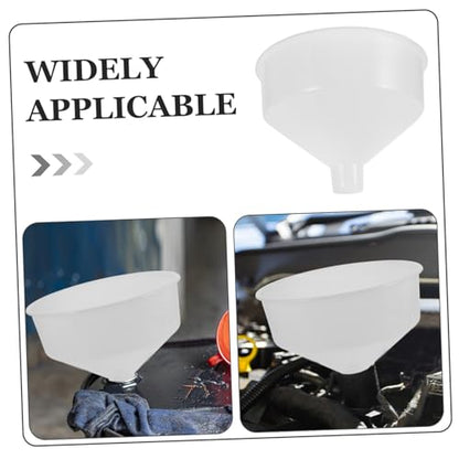 Large Wide Mouth Funnel for Liquid Transfer Reusable Funnel for Beer Oil Juice and Drinks Easy Pouring Kitchen Tool Versatile for Filling Bottles and Canning