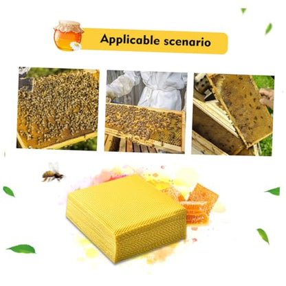 10pcs Beekeeping Equipment Beeswax Sheets Beehive Foundation Beehive Raising Tool