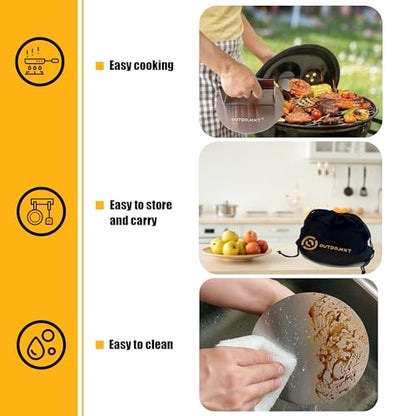 Stainless Steel 8.5" Smash Burger Press, Heavy Duty 2.5lb Burger Smasher with Wooden Handle and Velvet Fabric Storage Bag for Griddle,Grill Press for Hamburger, Bacon,Barbecue Grilling Tool - size: Stainless Steel 8.5-Inch Round