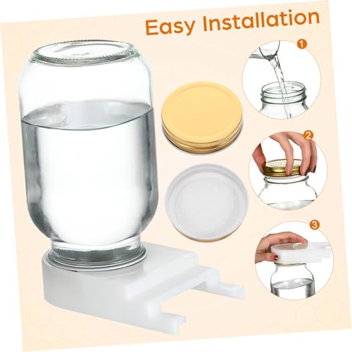 5pcs Beehive Feeder Lids Easy to Install Bee Water Feeder for Hive Entrance Durable Bee Supplies for Beekeeping Multipurpose Watering Station Covers