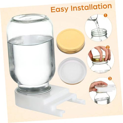 5pcs Beehive Feeder Lids Easy to Install Bee Water Feeder for Hive Entrance Durable Bee Supplies for Beekeeping Multipurpose Watering Station Covers