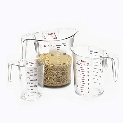 4-Quart Plastic Measuring Cup - size: 4-Quart