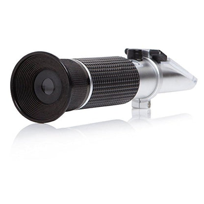 Brix Refractometer, Beer Wort Refractometer, Dual Scale - Specific Gravity 1.000-1.120 and Brix 0-32%