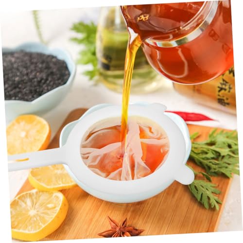 Fine Mesh Food Strainer Filter for Juicing and Honey 2pcs with Double-handle Plastic Frame Mesh Sieve for Soy Milk Juice Coffee Tea Kitchen Filtering