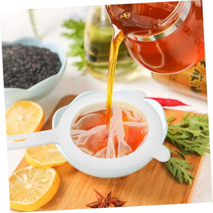 Fine Mesh Food Strainer Filter for Juicing and Honey 2pcs with Double-handle Plastic Frame Mesh Sieve for Soy Milk Juice Coffee Tea Kitchen Filtering