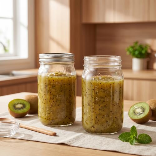 CycleMore Mason Jars 32 oz Wide Mouth, 6 Pack Glass Jars with ml Measurements and Silver Split Lids, Quart Mason Jars for Sourdough Starter, Pickles, Fermenting and Storage - size: 32 oz - 6 Pack