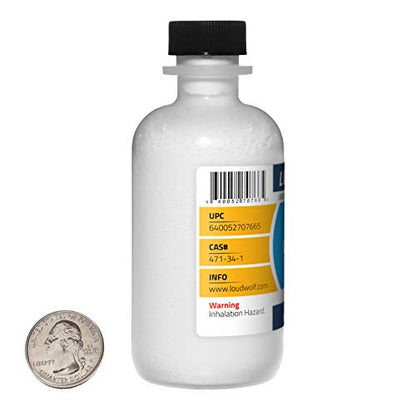 Calcium Carbonate / 12 Ounces / 4 Bottles / 97.55% Pure Food Grade/Fine Powder - size: 12 Ounces in 4 Bottles