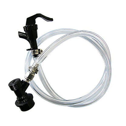 PERA 3/16" ball lock beer line assembly & 5/16" ball lock gas line assembly for beer making