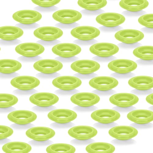 30Pcs Dopamine color Silicone Gaskets Washers Seals for Cap Swing Flip Top Bottle for Home Brew Beer Soda Bottle Sealing(flat,half cover) (Lime Green) - color: Lime Green