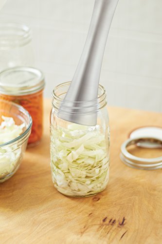 Farm to Table Stainless Steel Sauerkraut/Kimchee Pounder Tamper, 10" | Kraut Pounder | Sauerkraut Making Essential | Durable Stainless Steel Tamper | Canning & Fermenting Gadget | Tart Tamper