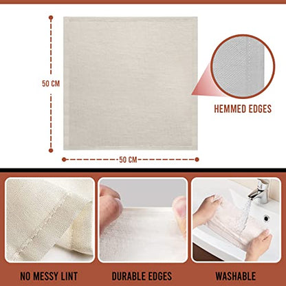 Fashion Track Cheese Cloths, 2 Pieces Grade 100 Hemmed Cheese Cloth Fabric Reusable Strainer 20x20 Inch, 100% Cotton Unbleached Muslin Cheesecloth for Straining, Kitchen, Cold Brew Coffee and Baking - size: Pack of 2