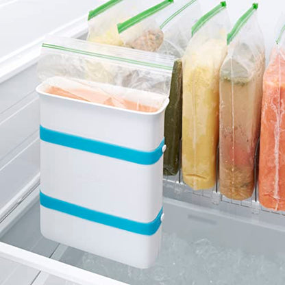 YouCopia FreezeUp Freezer Food Block Maker, Meal Prep Bag Container to Freeze Soup and Leftovers, 6-Cup Capacity (Pack of 6) - size: 6-Cup Capacity (Pack of 6), style: Food Block Maker