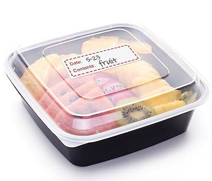 320Pcs Removable Freezer Labels, 1 x 3 in Food Labels to Write on Food Storage Stickers Date Label, Waterproof Oil Resistant Canning Jar Labels Freezer Paper Label, Clean Leaves No Residue, Blue & Red - color: Red & Blue