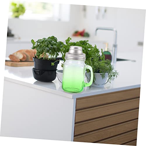 304 Stainless Steel Mason Jar Lid Wear-Resistant Cocktail Shaker Cover No-Leak Design for Home Use and Seasoning Storage Compact Jar Covers for Salt Pepper and Spices