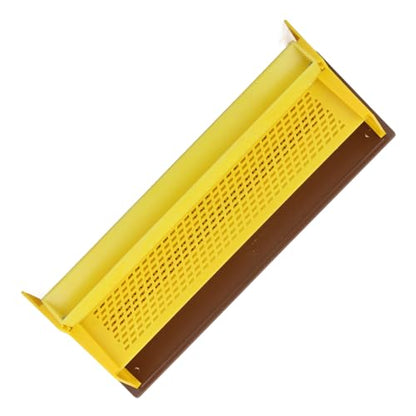Multifunction Plastic Pollen Trap, Bee Pollen Collector and Feeding Box, Adjustable Beekeeping Accessory Tool for Hive Entrance with Collect Box for Beekeepers