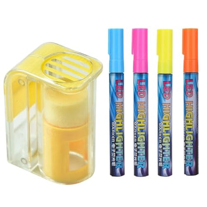 Queen Bee Marker Bottle 2pcs 8 Colors Beekeeping Marker Bottle with Marking Pen Queen King Bee Catcher Beekeeper Equipment Tool(Yellow) - color: Yellow