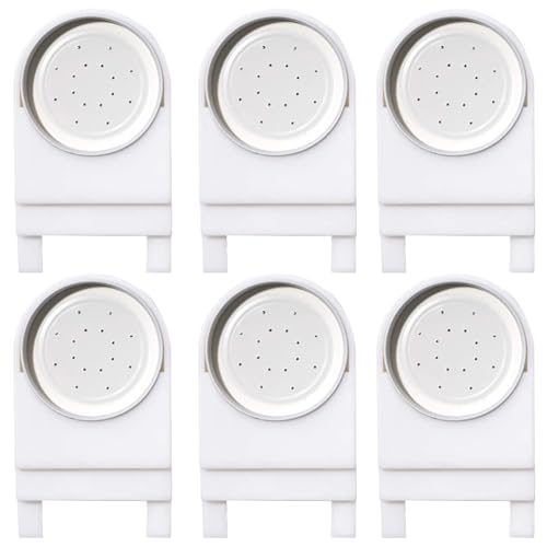6 PCS Bee Hive Entrance Feeder, Drinking Beekeeping Equipment, Easy to Use Suitable for Most Jars - size: 6 PCS