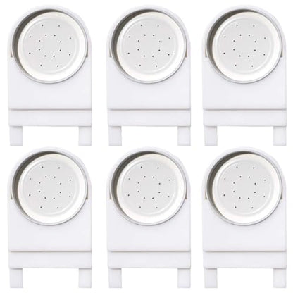 6 PCS Bee Hive Entrance Feeder, Drinking Beekeeping Equipment, Easy to Use Suitable for Most Jars - size: 6 PCS