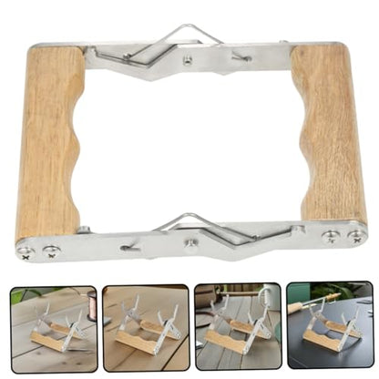3pcs Stainless Steel Beekeeping Frame Lifter and Hive Grabber Tool for Honey Harvesting and Inspection, Beehive Frame Clamp Grip for Professional Beekeepers