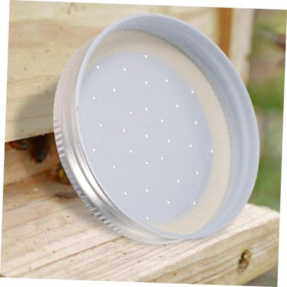 Levemolo 6-Pack Iron Bee Waterer Bee Drinking Feeder for Beekeepers Easy Hive Entrance Feeder Syrup Water Dispenser for