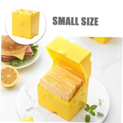2pcs Airtight Cheese Block Storage Container Sealed Lid Slice Cheese Keeper for Fridge