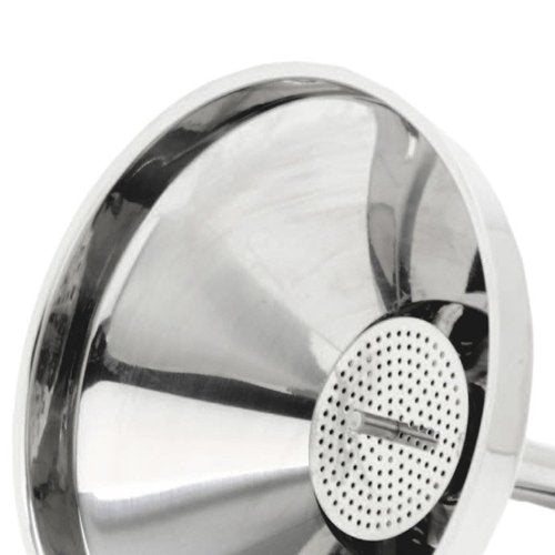 Norpro 5 1/2-Inch Stainless Steel Funnel with Detachable Strainer