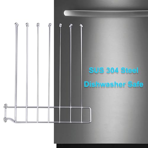 Foldable Bottle Drying Rack, Reusable Storage Bag Drying Rack, SUS 304 Stainless Steel Dryer Stand for Water Bottle Cup Mug Tumbler Cutting Board Lids
