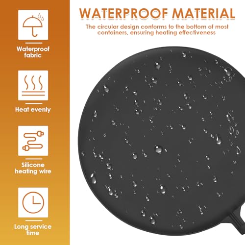 Kombucha Heating Pad, Home Brewing Fermentation Heating Pad with Temperature Controller, Fermentation Heater Warmer, Multipurpose Brewing Heat Pad for Plastic and Glass Carboy Fermentors