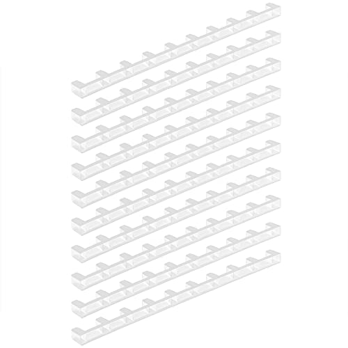 Acouto 10PCS Beehive Beekeeping Spacers Frame Clips, Plastic Beehive Frame Spacing Tool, Lightweight Beekeeping Equipment for Stability and Ease of Use