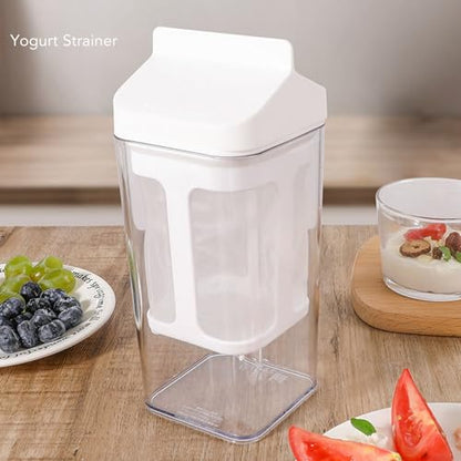 1 L Yogurt Strainer Yogurt Water Separator Juicing Food Sieve Strainer for Making Thick Greek Yogurt