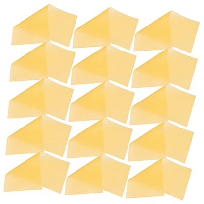 Happyyami 30pcs Beekeeping Essentials Beehive Wax Foundation Sheets Honeycomb Cell Frames DIY Beehive Building Natural Beeswax Sheets