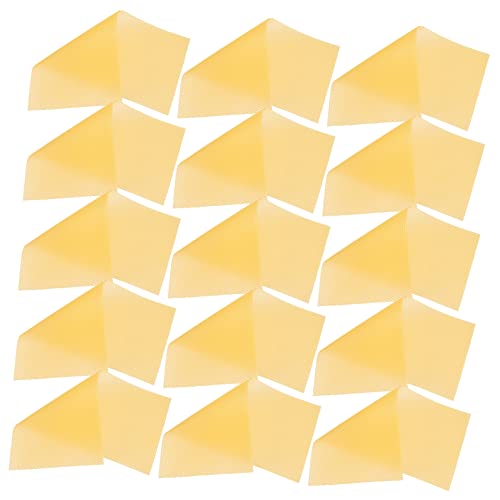 Happyyami 30pcs Beekeeping Essentials Beehive Wax Foundation Sheets Honeycomb Cell Frames DIY Beehive Building Natural Beeswax Sheets