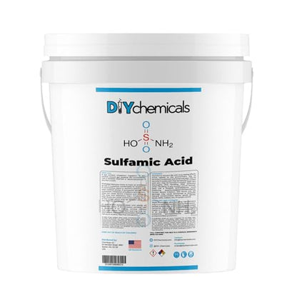Sulfamic Acid - High Purity Technical Grade Compound for Industrial Cleaning, Descaling, and Manufacturing Use - 40 lbs