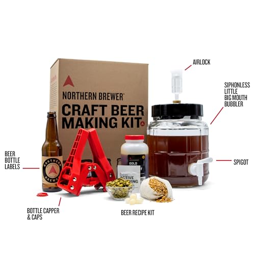 Northern Brewer - Siphonless 1 Gallon Craft Beer Making Starter Kit, Equipment and Beer Recipe Kit (Kama Citra IPA) - color: Kama Citra IPA