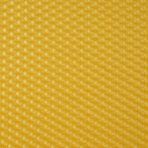 Natural Beeswax Sheets Candle Making, 100% Pure Wax Foundation Bee Hive Frames, 415x195mm, 30 Pack DIY Supplies